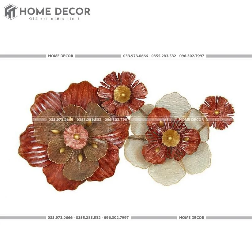 tranh decor lá đỏ HTSDC-59