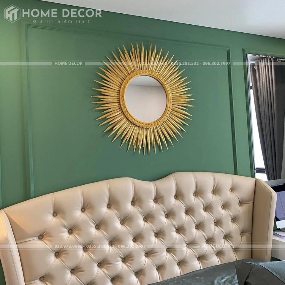 Gương Decor Mặt trời vàng GMT-90