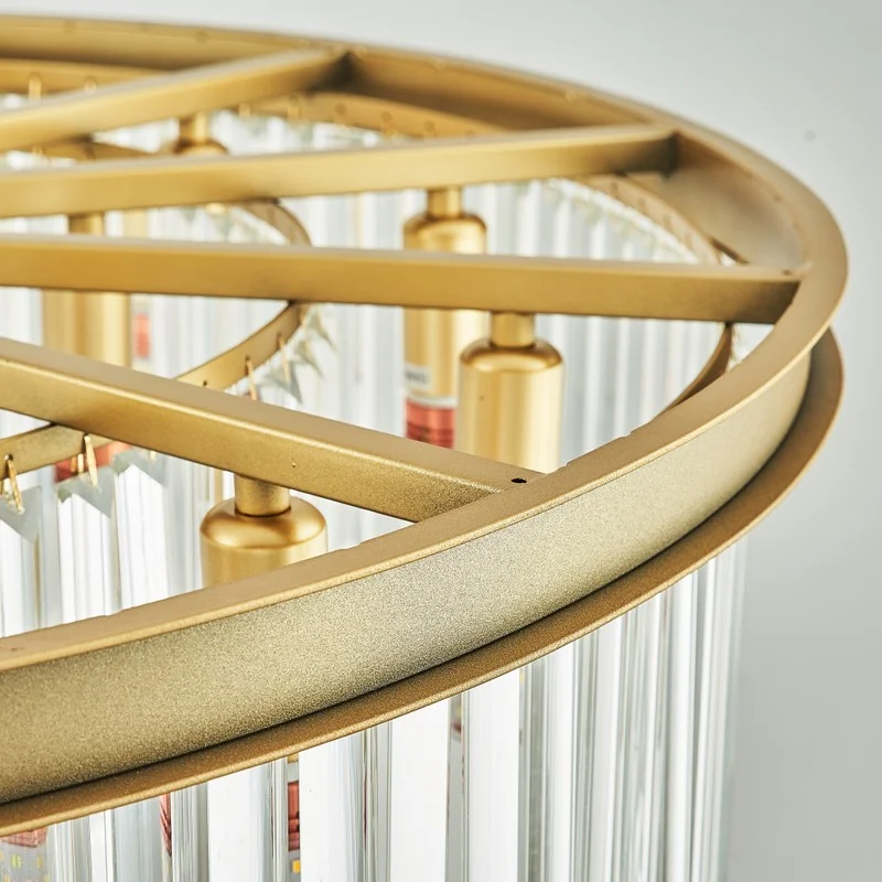 đèn chùm pha lê phòng khách