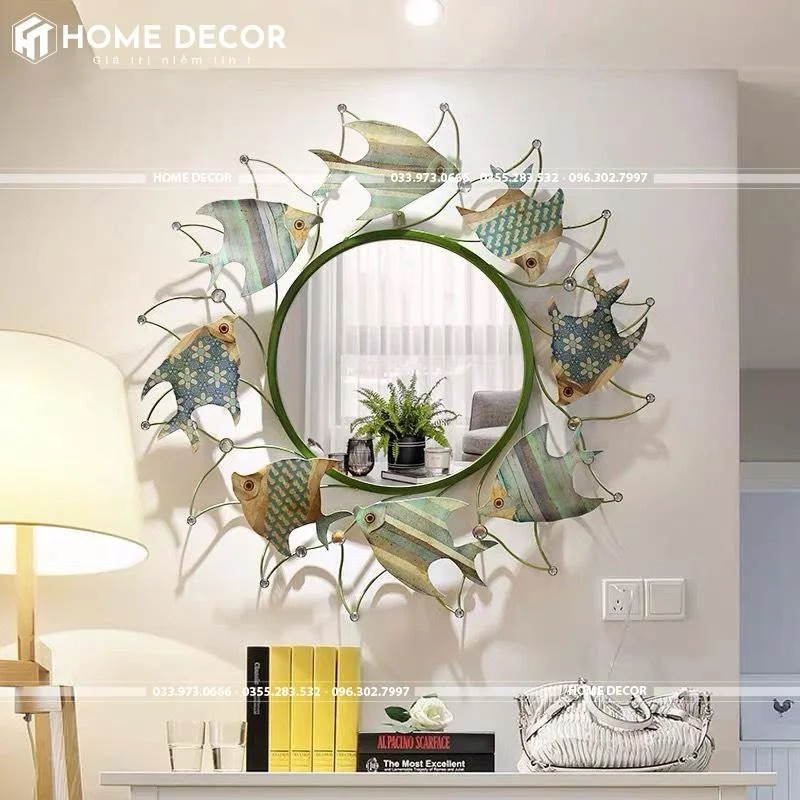 Gương trang trí treo tường