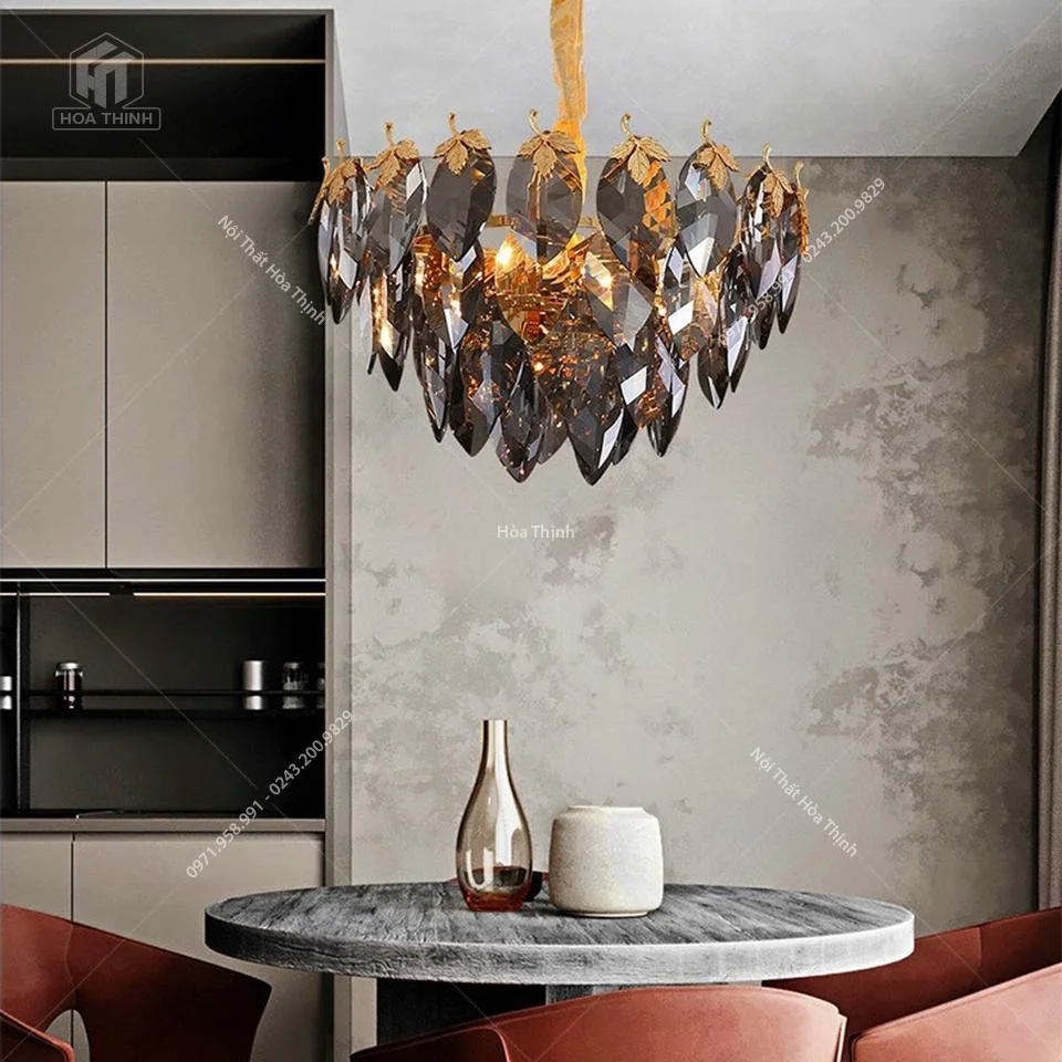 Đèn chùm pha lê HTPL-72 D80