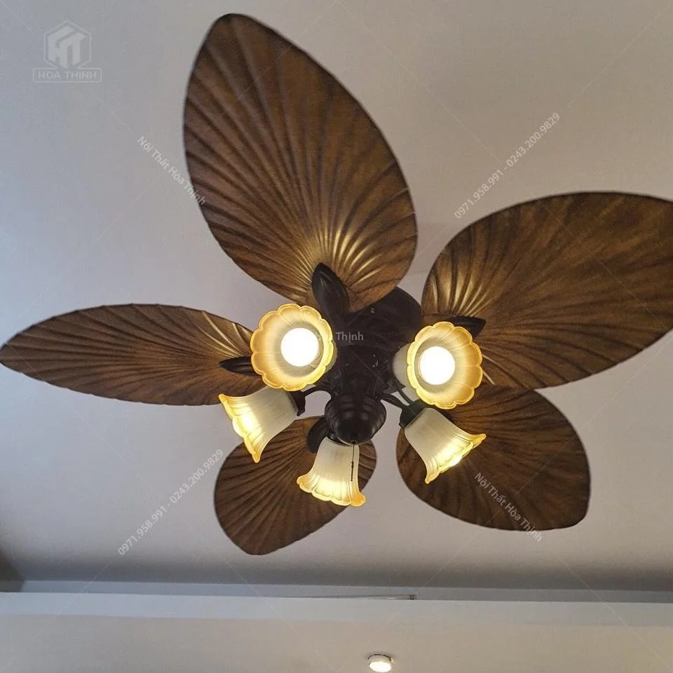 đèn quạt trần cánh lá HTQ-36