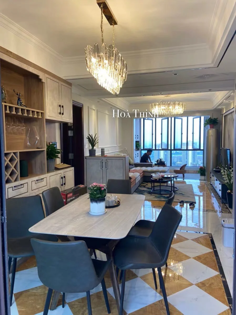 Đèn chùm pha lê HTPL-76 1m