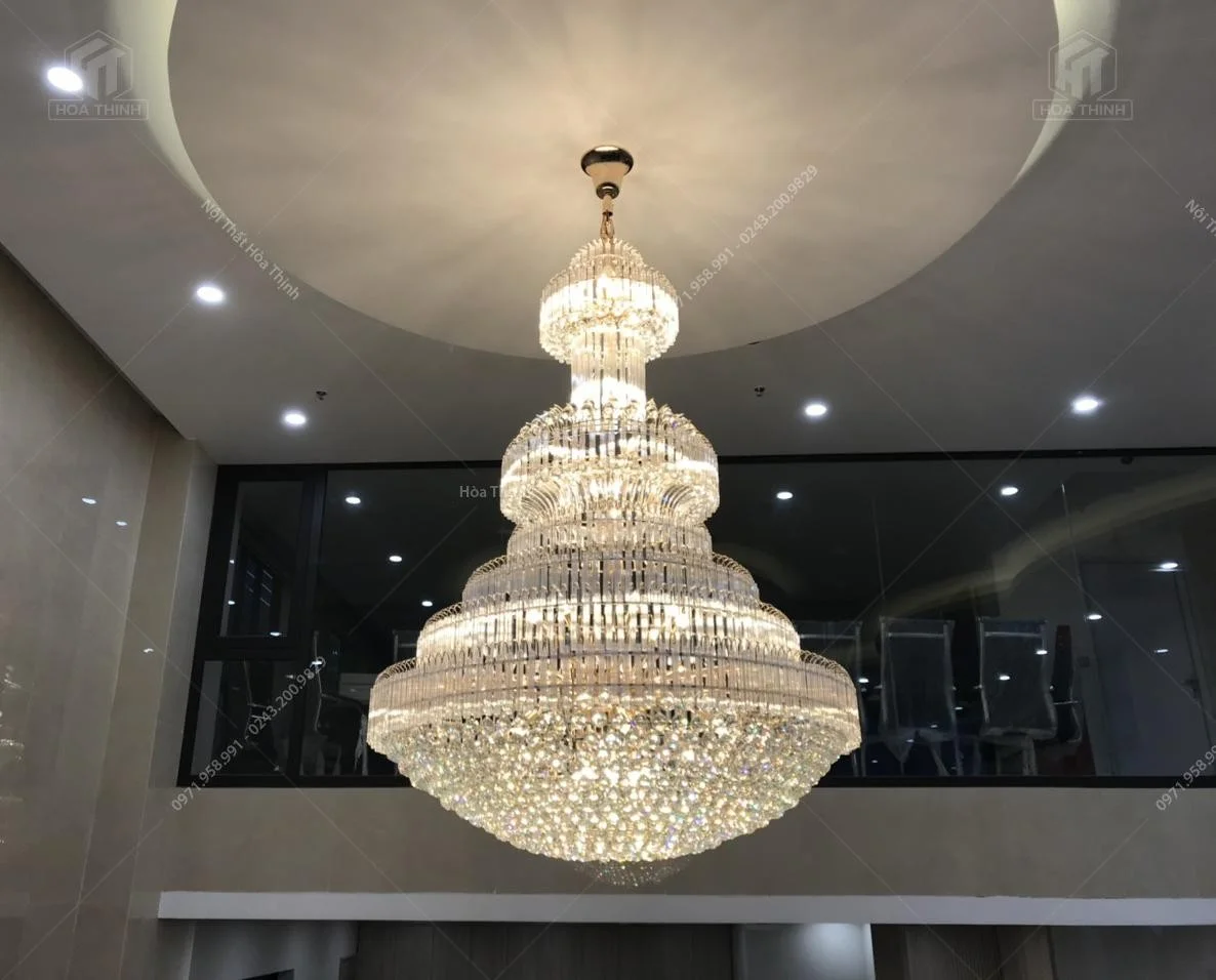 đèn thả thông tầng pha lê TTPL-38