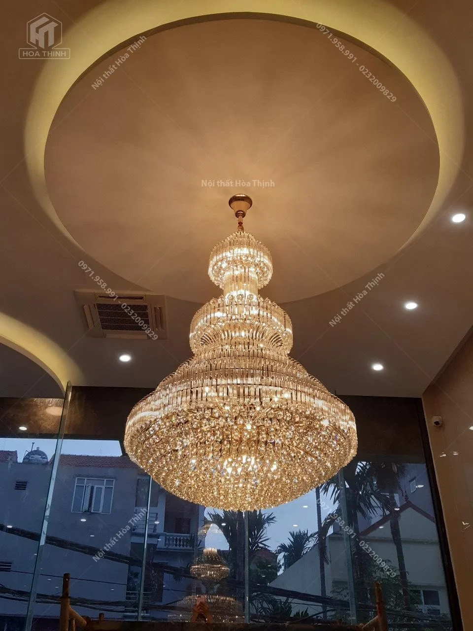 đèn thả thông tầng pha lê TTPL-38