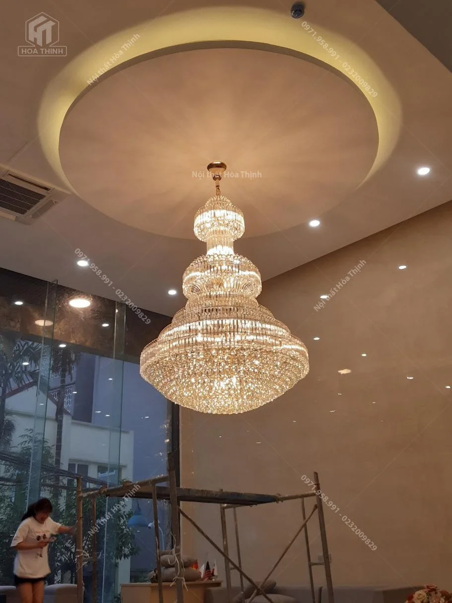 đèn thả thông tầng pha lê TTPL-38