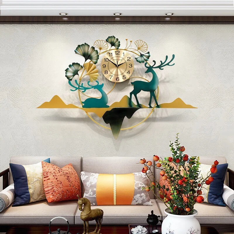 đồng hồ treo tường decor HTTDH-120HN