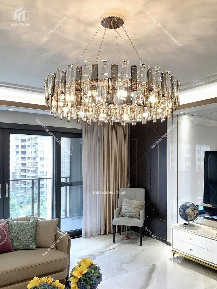 Đèn chùm pha lê HTPL-100 D60