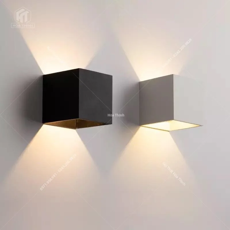 đèn treo tường hiện đại bằng gỗ 