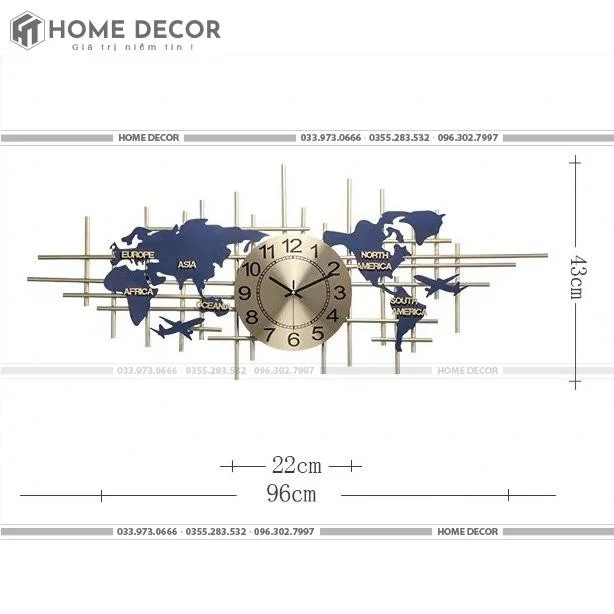 Đồng hồ decor HTSDH-A2115