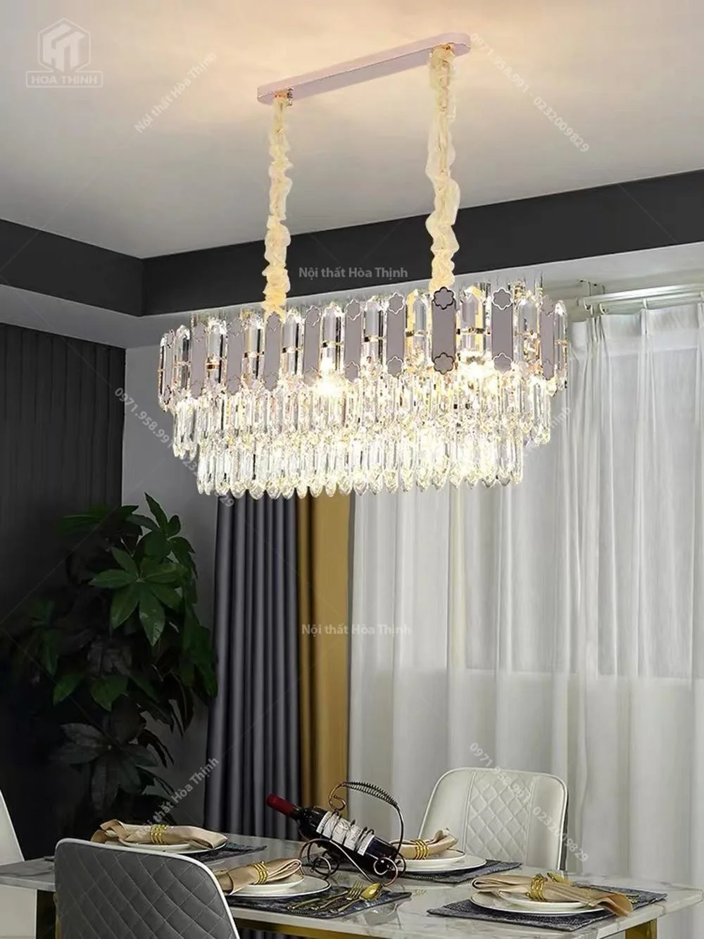 Đèn chùm pha lê HTPL-109