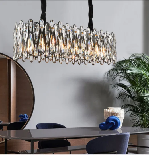 Đèn chùm pha lê bàn ăn Stella