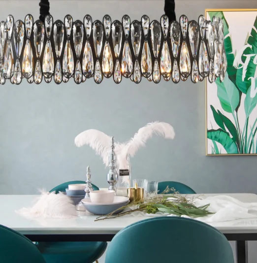 Đèn chùm pha lê bàn ăn Stella