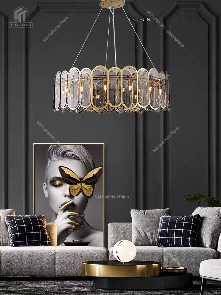 Đèn thả pha lê HTPL-113 undefined