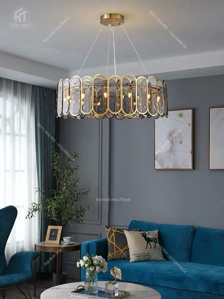 Đèn thả pha lê HTPL-113 undefined