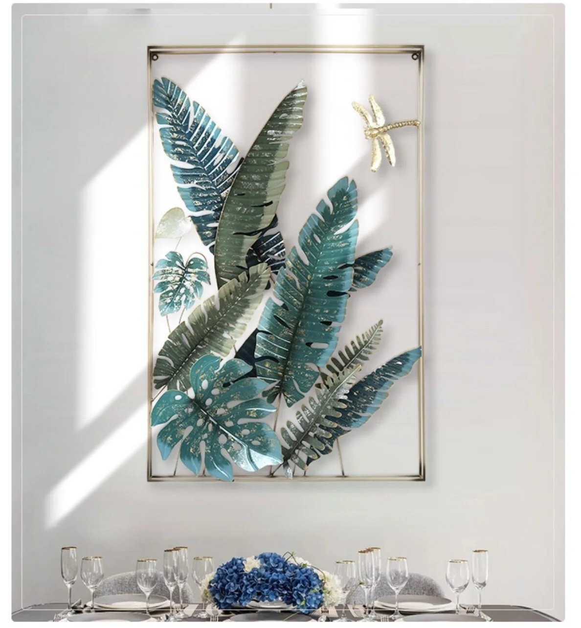 Tranh decor lá chuối HTSDC-2059
