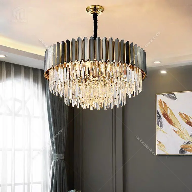 Đèn chùm pha lê Bally D60