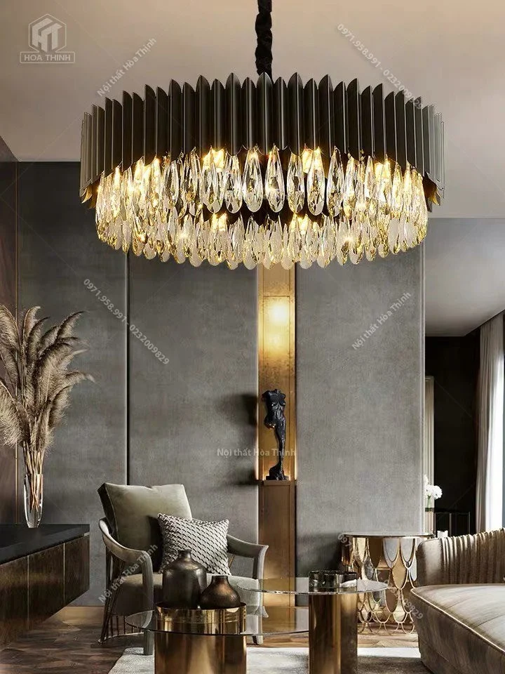 Đèn chùm pha lê HTPL-127 D60 Đèn chùm pha lê HTPL-127 D60