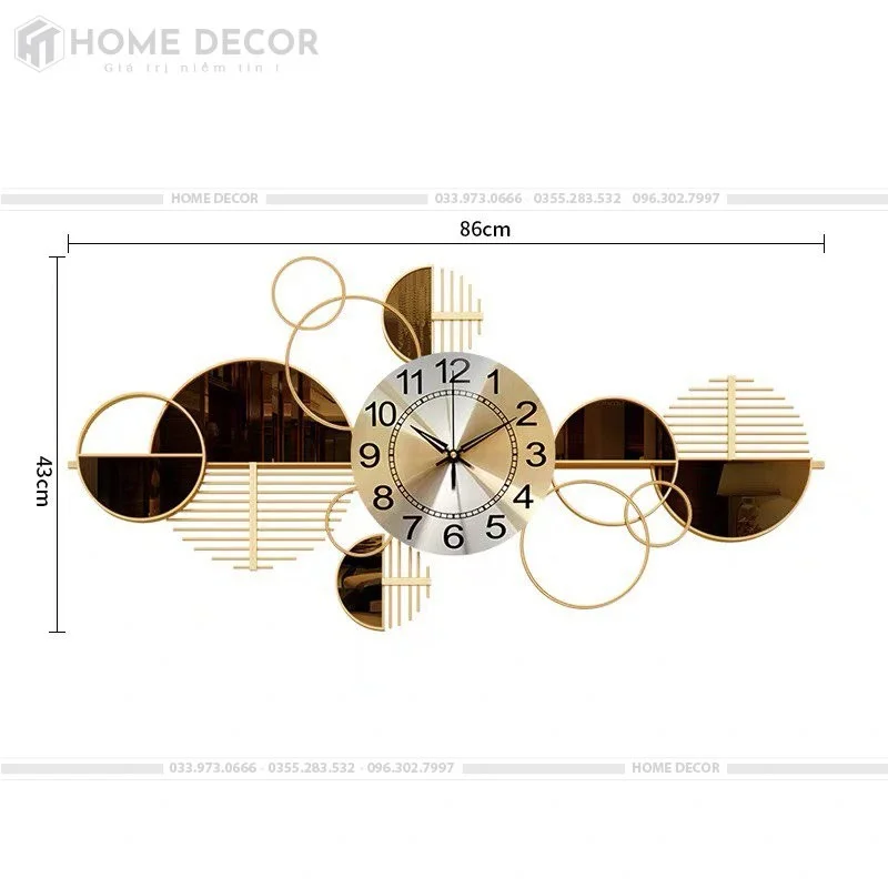 đồng hồ decor HTTB-DH02