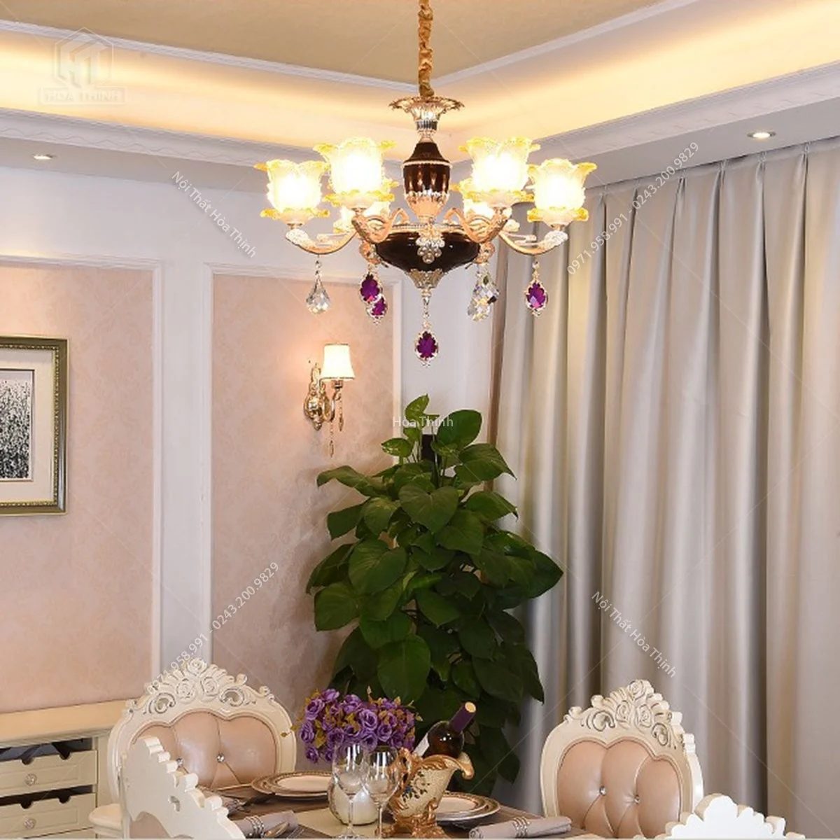 Đèn chùm cổ điển HTJ5/15 đèn chùm cổ điển HTJ5/15