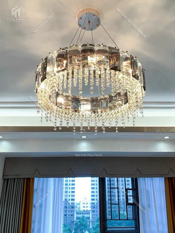 Đèn chùm pha lê HTPL-129 D80