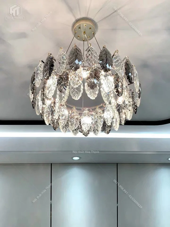 Đèn chùm pha lê HTPL-128 D80 undefined