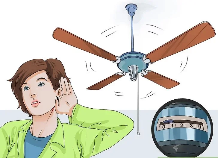 tra dầu cho quạt trần