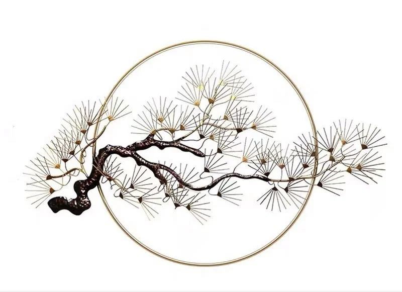 Tranh decor cành tùng Tranh decor cành tùng
