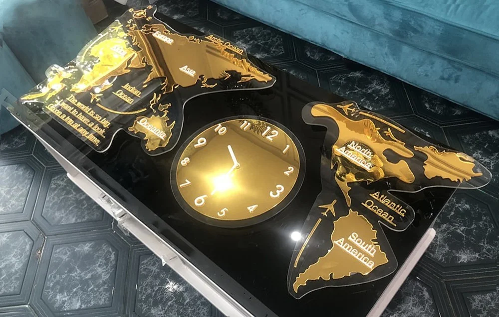 đồng hồ decor bản đồ HTTDH-V120