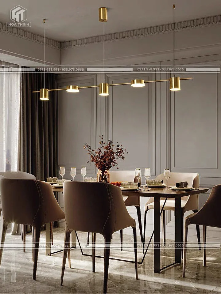 Đèn thả trần bàn ăn Đèn bàn ăn mũ cối