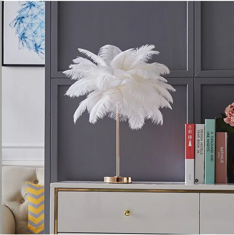 Đèn để bàn lông vũ HTB-55 undefined