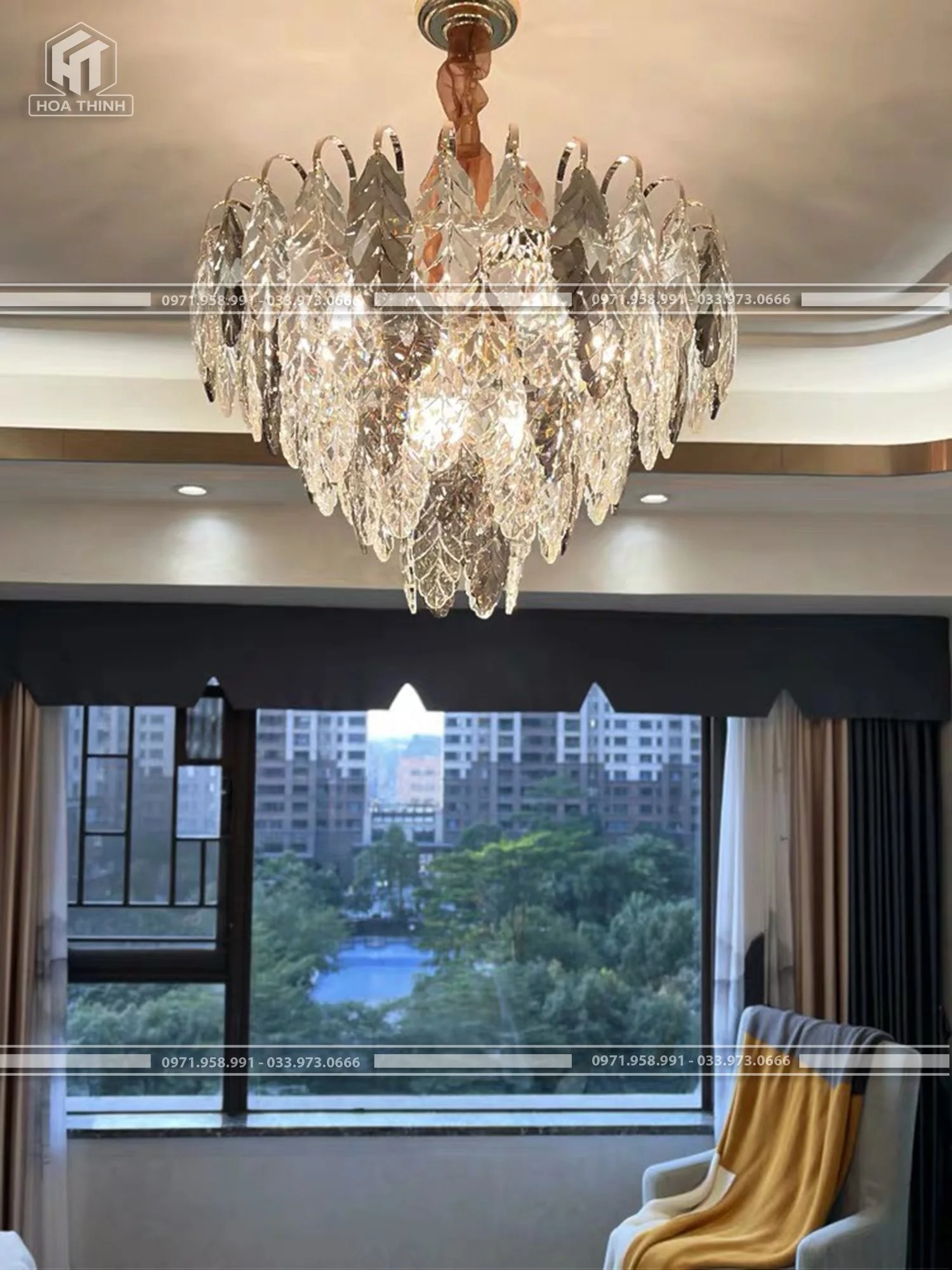 Đèn chùm pha lê HTPL-151 undefined
