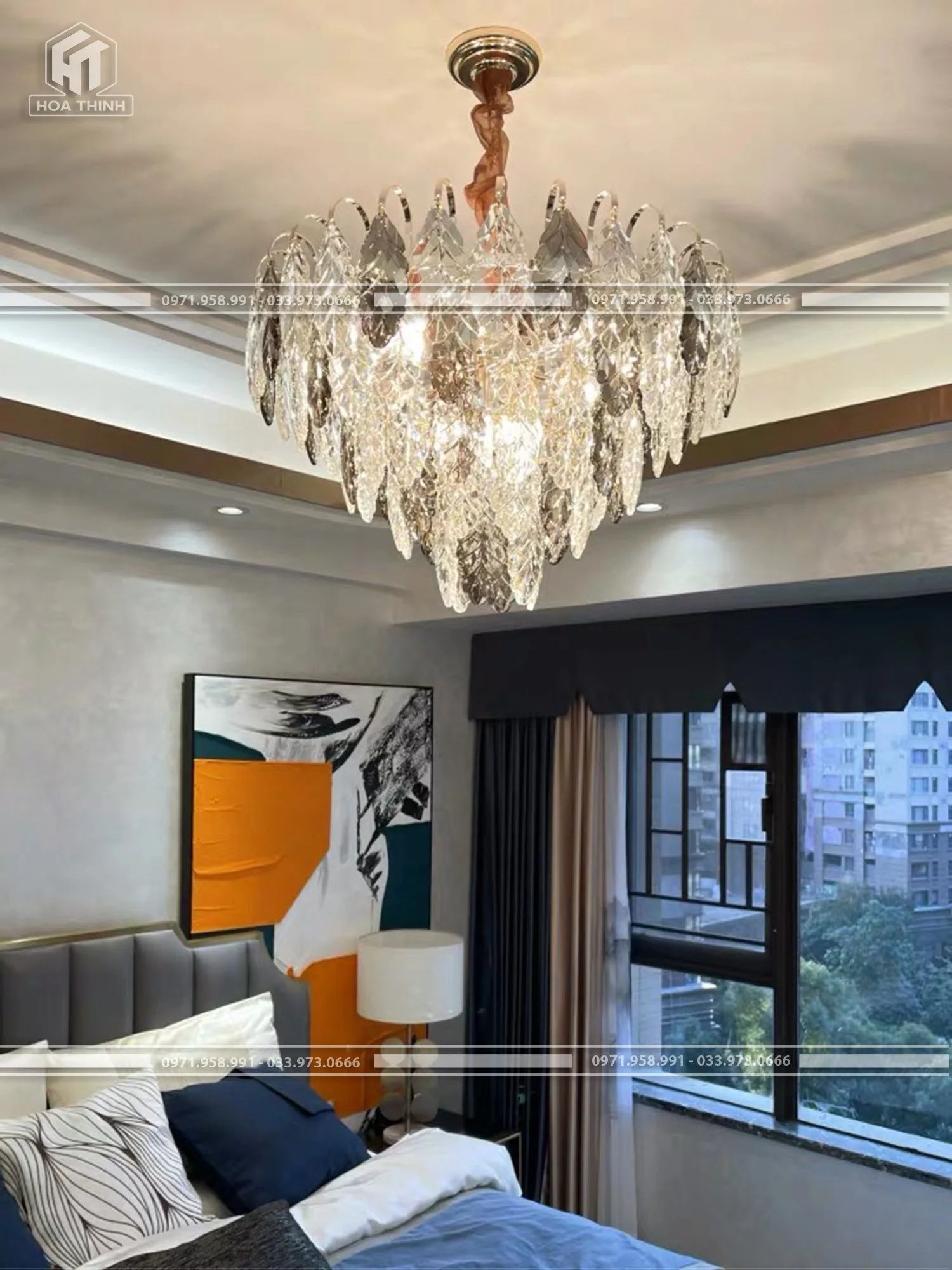 Đèn chùm pha lê HTPL-151 undefined