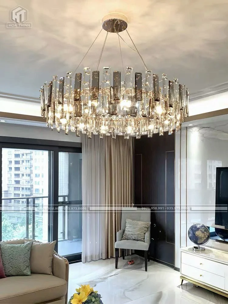 Đèn chùm pha lê HTPL-157 D80 undefined