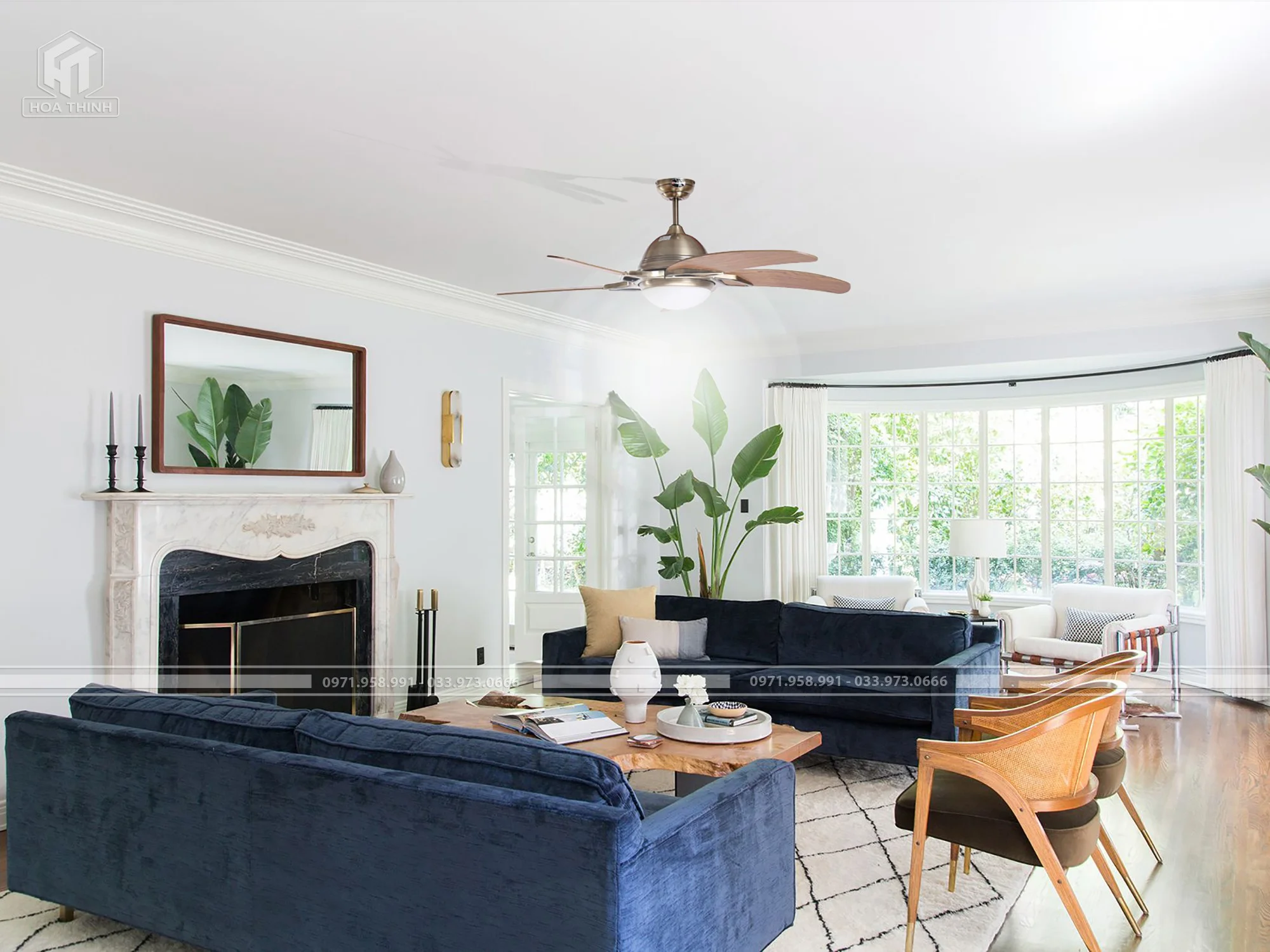 Quạt trần Nhật Bản cao cấp YAMA 4054 undefined