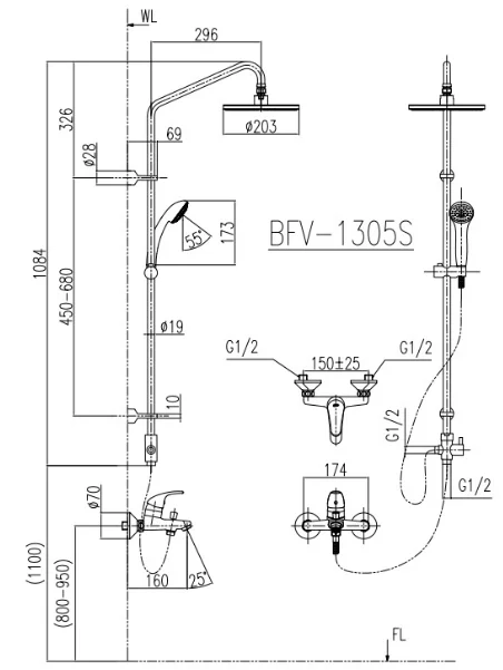 ban-ve-sen-cay-inax-bfv-1305s