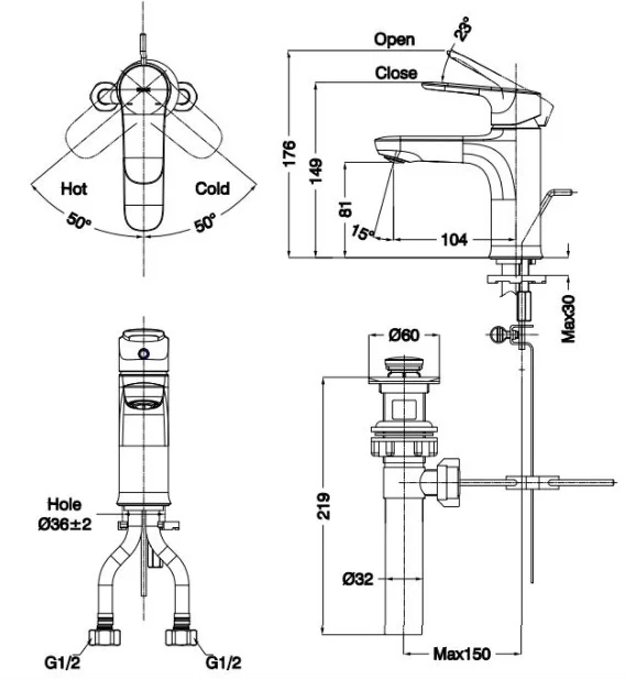 ban-ve-voi-lavabo-inax-lfv-1402s
