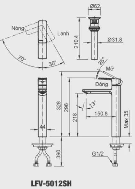 ban-ve-voi-lavabo-inax-LFV-5012SH