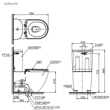 toto-cst761drsa