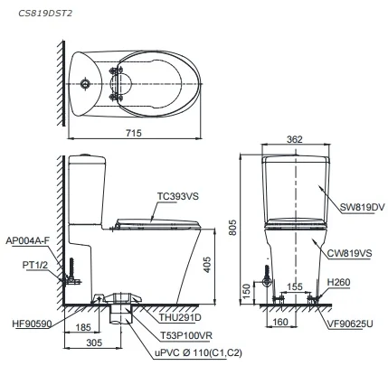 toto-cst819drsa