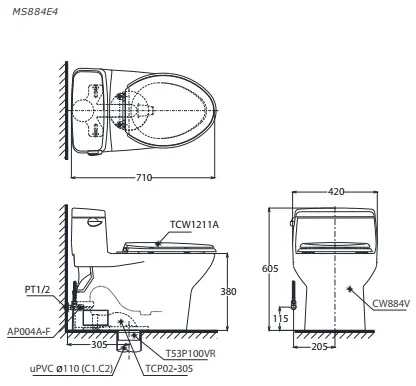 toto-ms884e4a