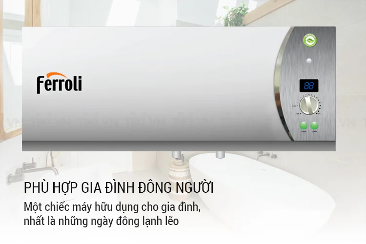Máy Nước Nóng Gián Tiếp FERROLI VERDI 30L SE (2500W)