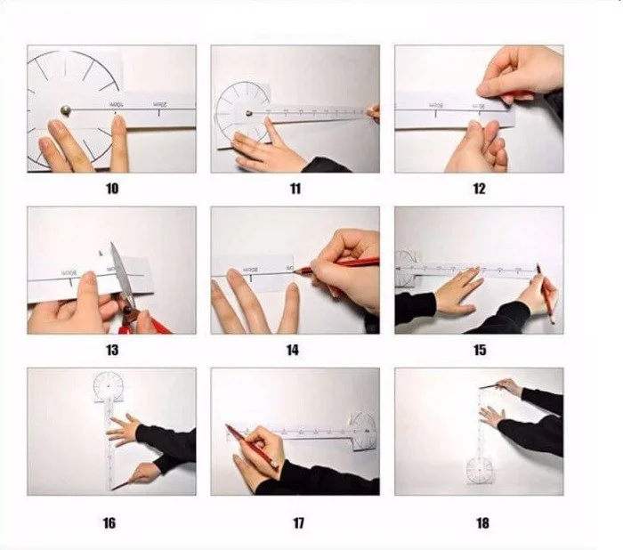 cách lắp đồng hồ dán tường