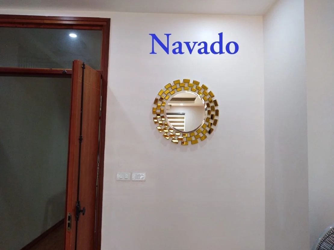 Gương decor Sunset vàng