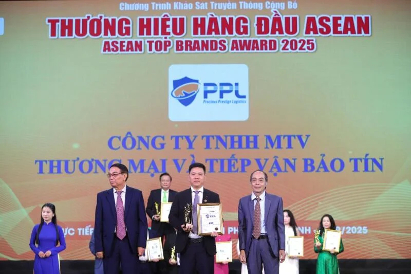 Tiếp tục vươn tầm, PPL xuất sắc đạt top 10 thương hiệu hàng đầu ASEAN 2025