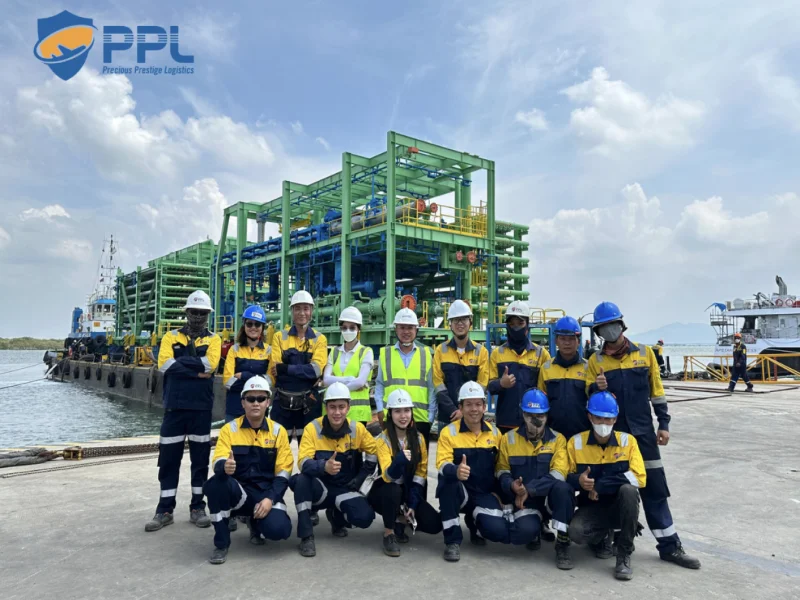 PPL successfully transported and launched a nearly 4,000-ton transformer station built by General Contractor PV Shipyard.