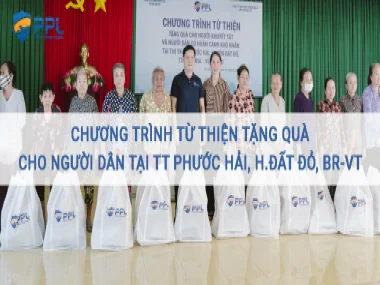 Ấm áp chương trình thiện nguyện của PPL tại thị trấn Phước Hải 3