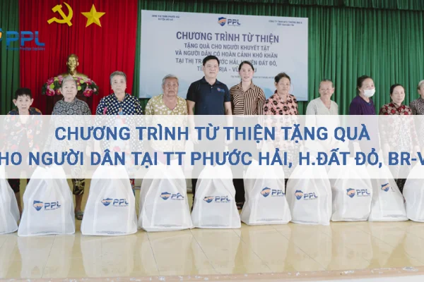 Ấm áp chương trình thiện nguyện của PPL tại thị trấn Phước Hải