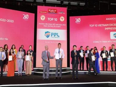 PPL Được Vinh Danh TOP 10 "Thương Hiệu Mạnh - Tăng Trưởng Ấn Tượng 2023" 4