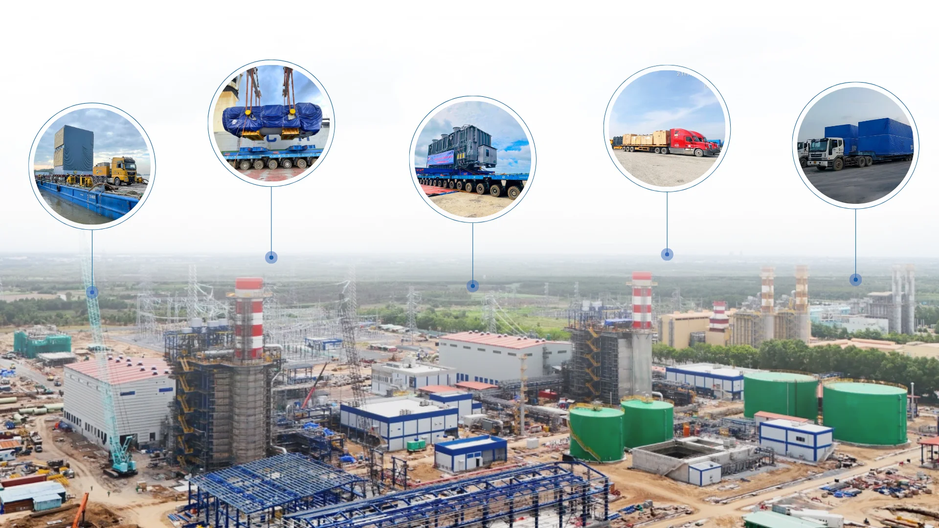 Dịch vụ thông quan và vận chuyển hàng hóa cho dự án nhiệt điện khí LNG